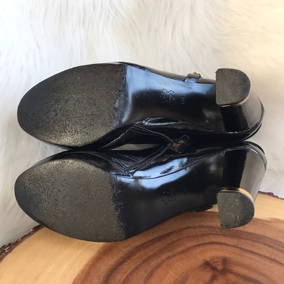 Tory Burch patent leather inside zip heeled boots - Picture 9 of 9